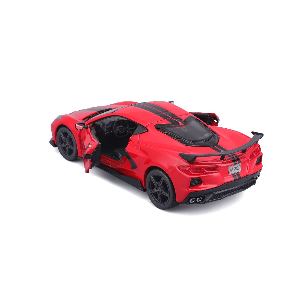 Maisto 1/24 SE 2020 Corvette Stingray Coupe High wing - Red