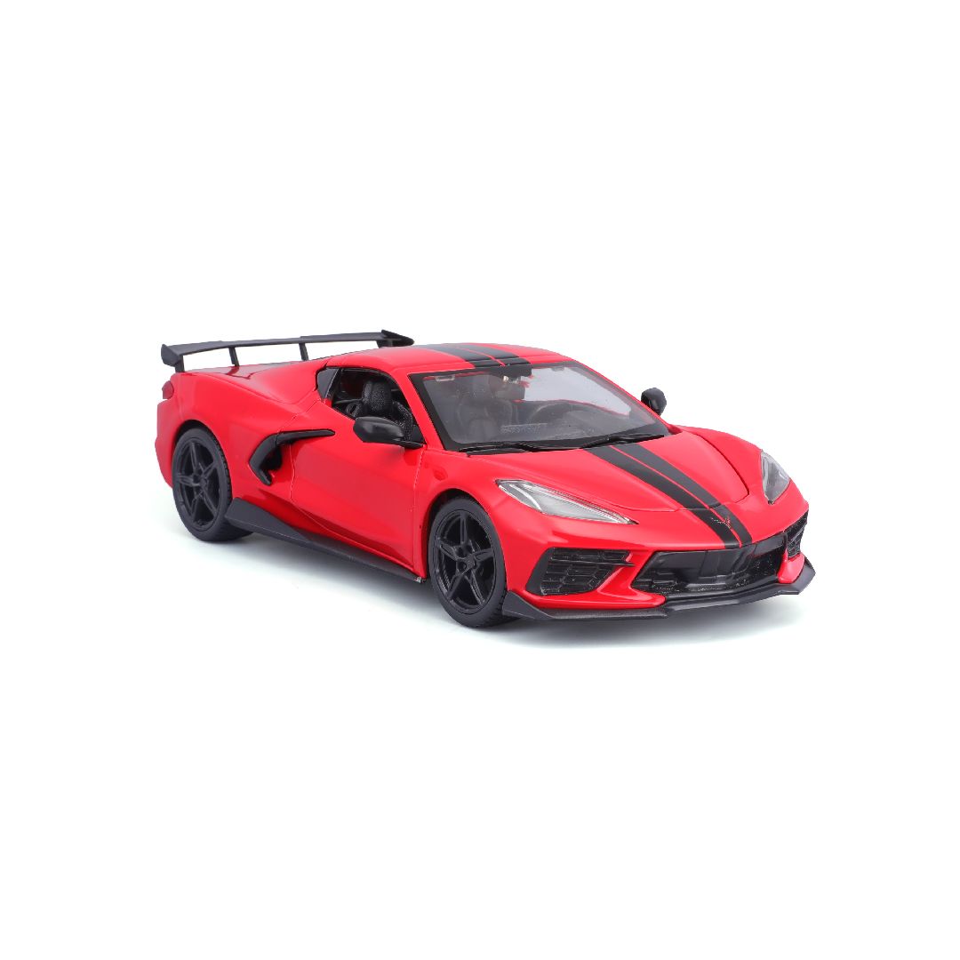 Maisto 1/24 SE 2020 Corvette Stingray Coupe High wing - Red