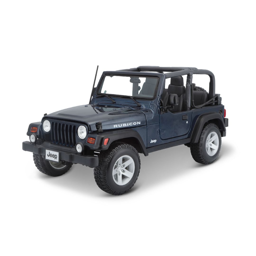 Maisto 1/18 SE Jeep Wrangler Rubicon - Metallic Blue