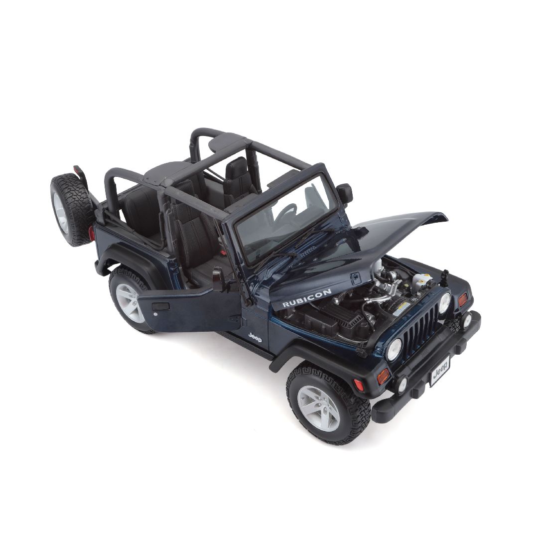 Maisto 1/18 SE Jeep Wrangler Rubicon - Metallic Blue