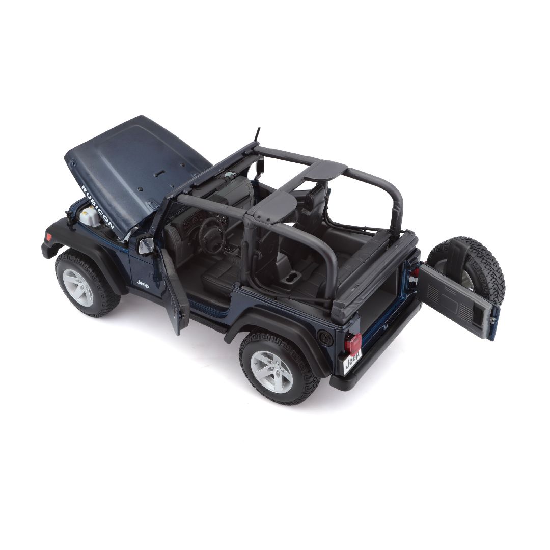 Maisto 1/18 SE Jeep Wrangler Rubicon - Metallic Blue