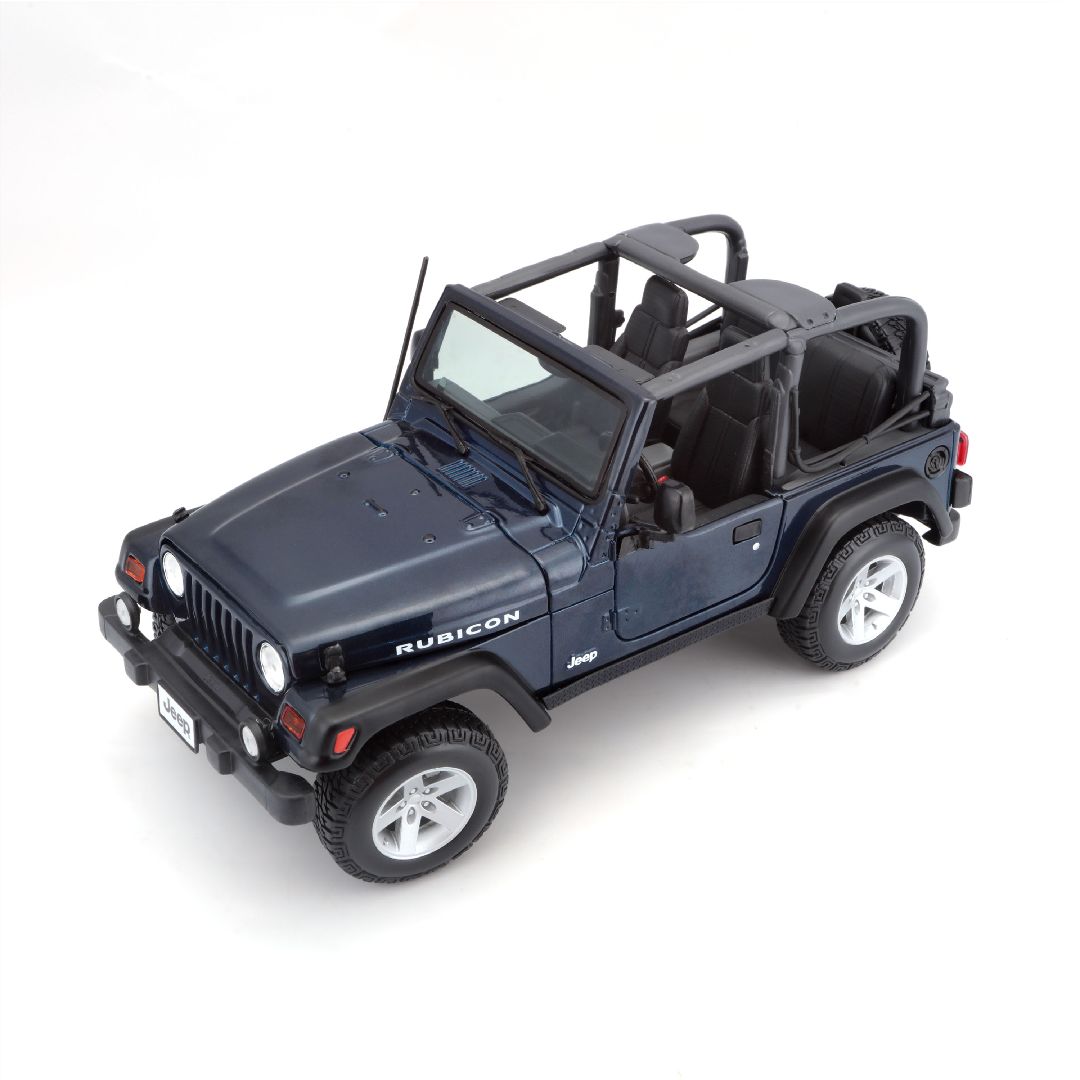 Maisto 1/18 SE Jeep Wrangler Rubicon - Metallic Blue