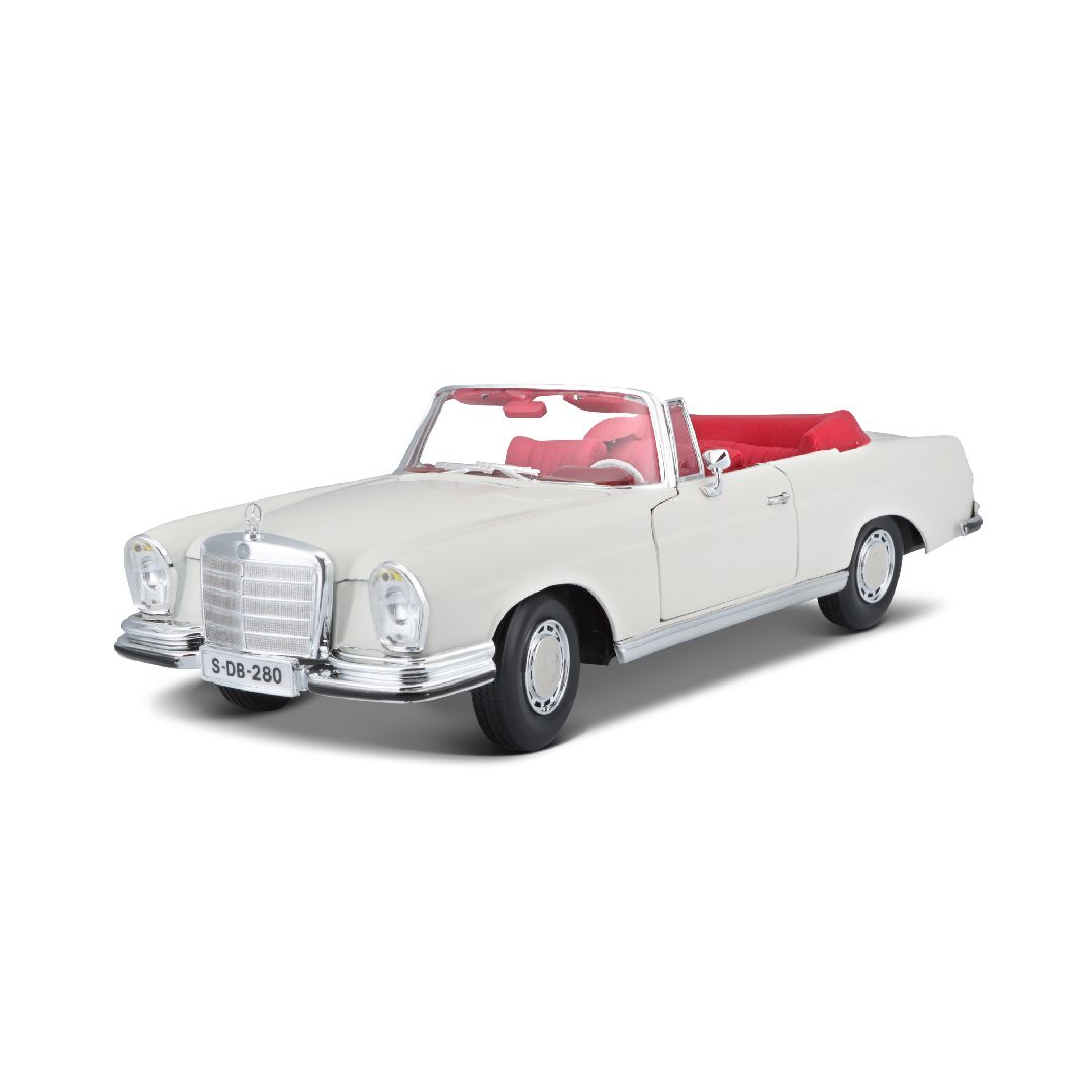 Maisto 1/18 SE 1967 Mercedes-Benz 280SE Cabrio - Cream