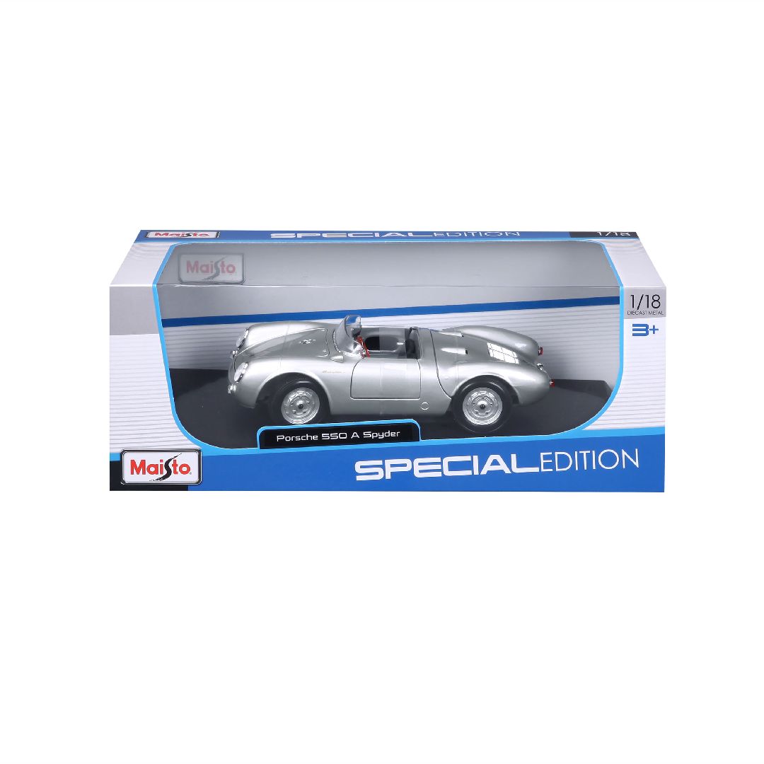 Maisto 1/18 SE 1956 Porsche 550A Spyder (Silver)