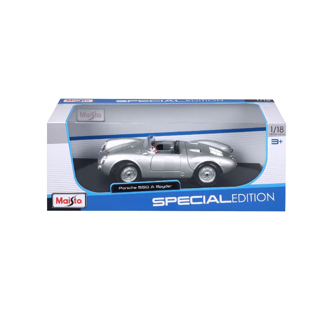 Maisto 1/18 SE 1956 Porsche 550A Spyder (Silver)