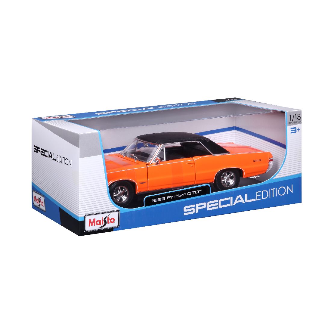 Maisto 1/18 SE 1965 Pontiac GTO (Hurst Edition) - Orange