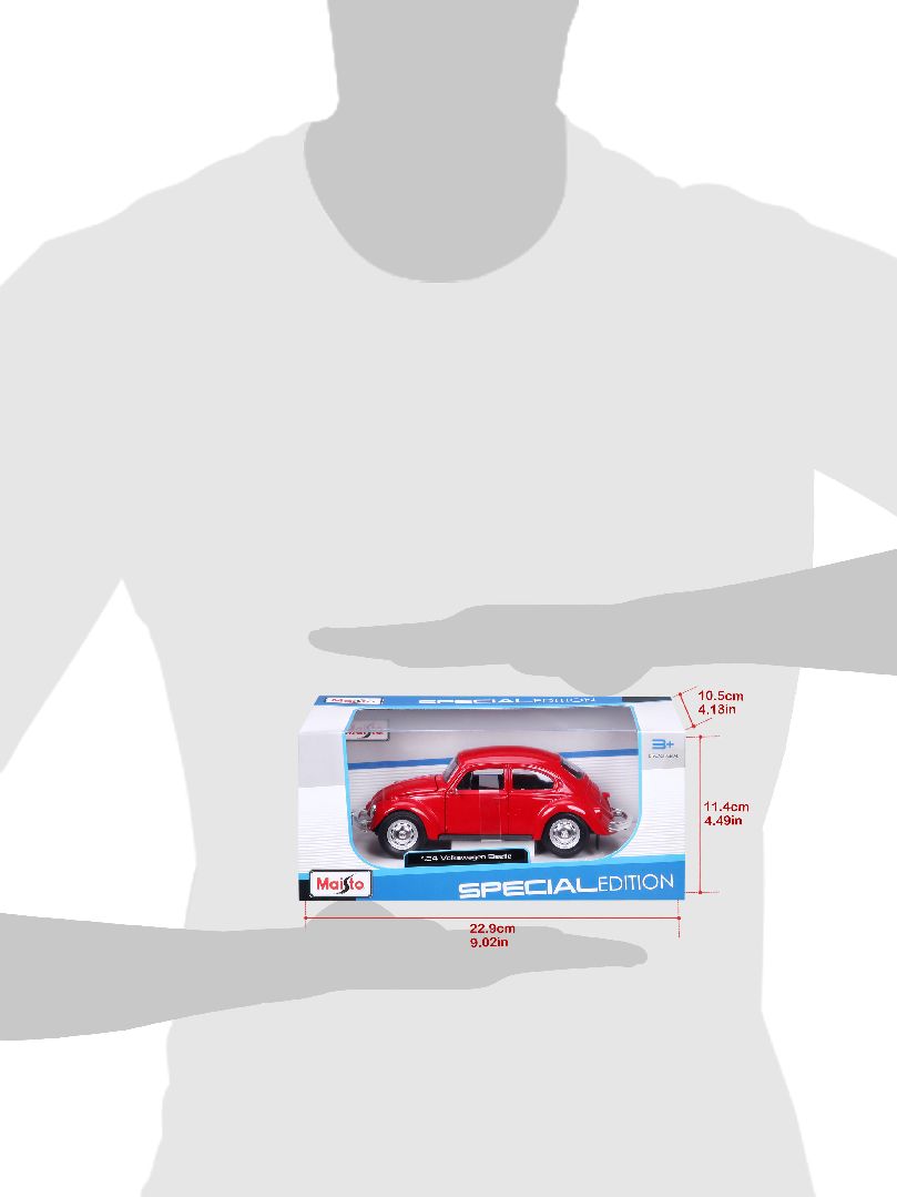 Maisto 1/24 SE Volkswagen Beetle - Red
