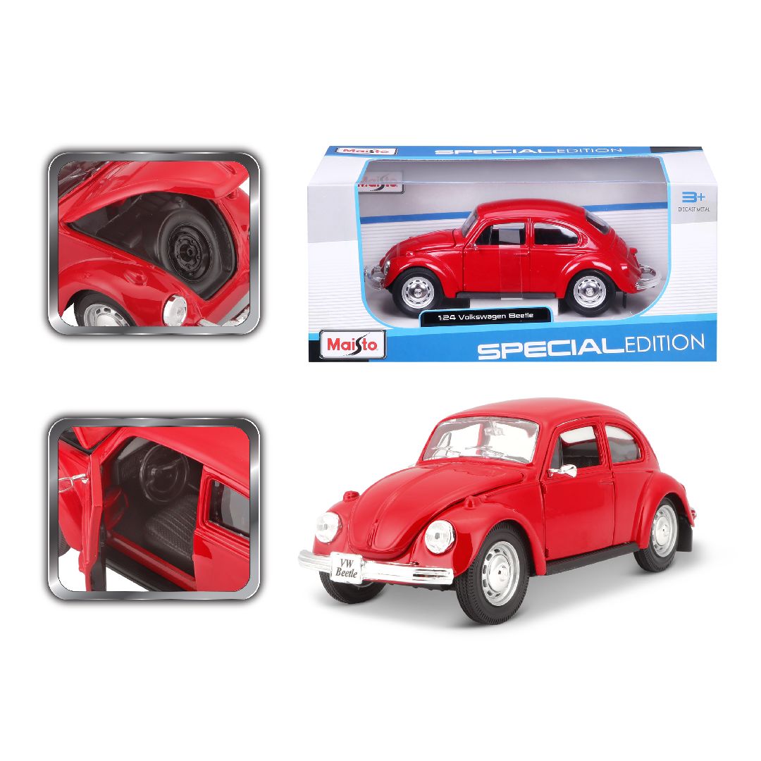Maisto 1/24 SE Volkswagen Beetle - Red