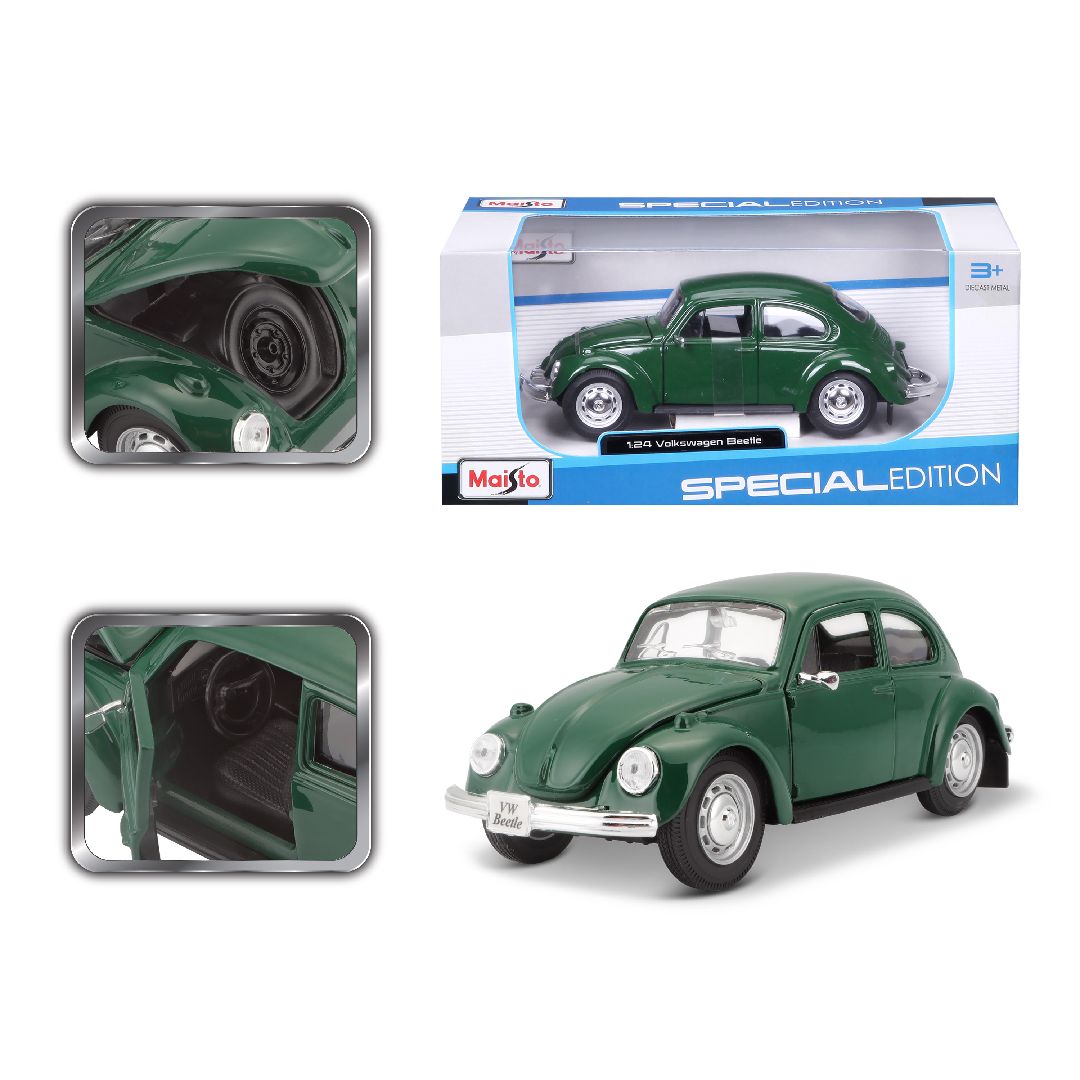 Maisto 1/24 SE Volkswagen Beetle (Green)