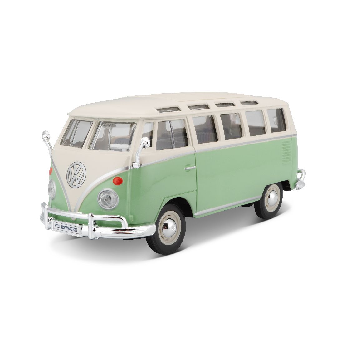 Maisto 1/25 SE Volkswagen Van "Samba" - Green/Cream