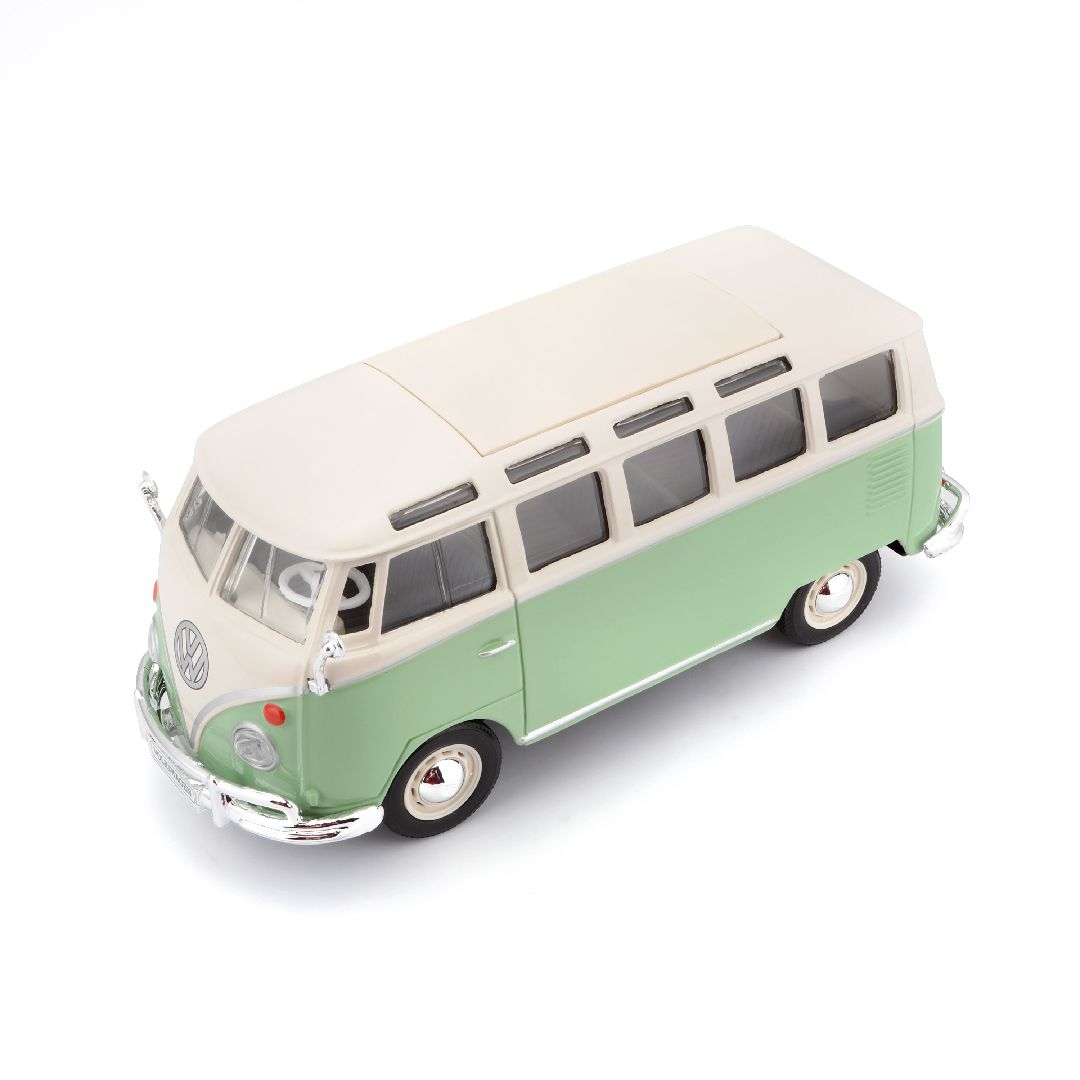 Maisto 1/25 SE Volkswagen Van "Samba" - Green/Cream