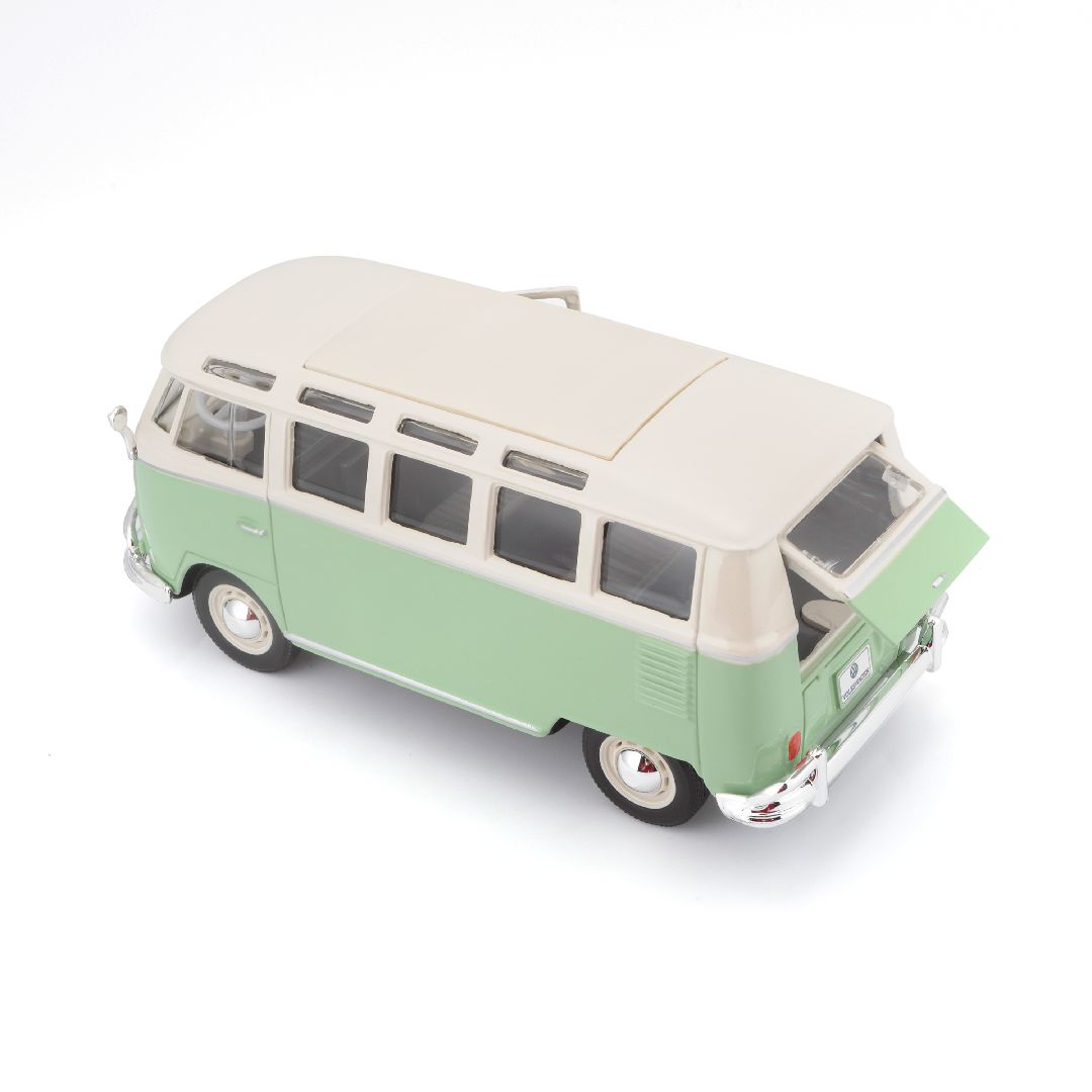 Maisto 1/25 SE Volkswagen Van "Samba" - Green/Cream