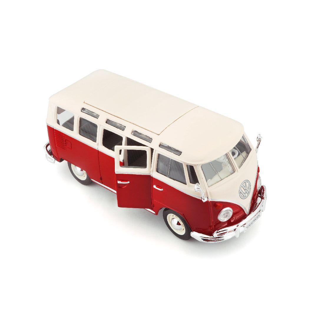 Maisto 1/25 SE Volkswagen Van "Samba" (White/Red)