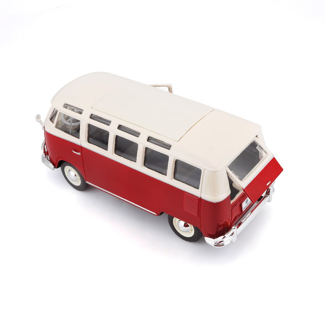 Maisto 1/25 SE Volkswagen Van "Samba" (White/Red)