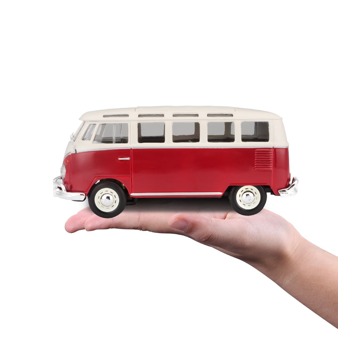 Maisto 1/25 SE Volkswagen Van "Samba" (White/Red)