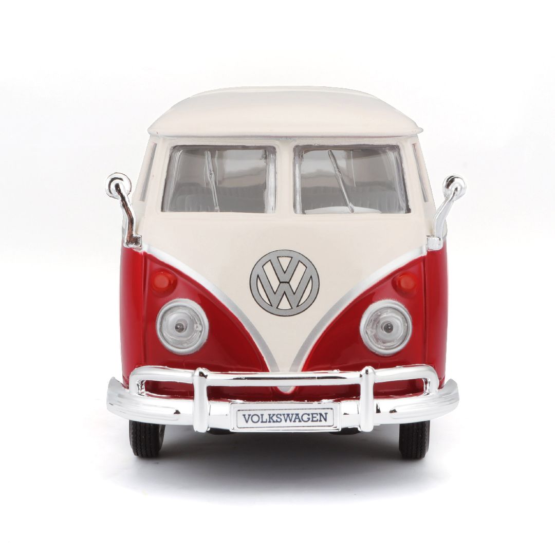 Maisto 1/25 SE Volkswagen Van "Samba" (White/Red)