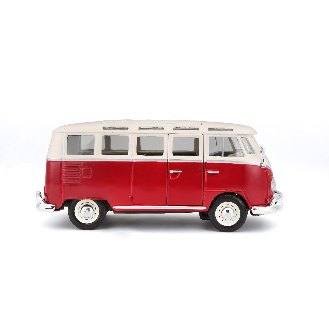 Maisto 1/25 SE Volkswagen Van "Samba" (White/Red)