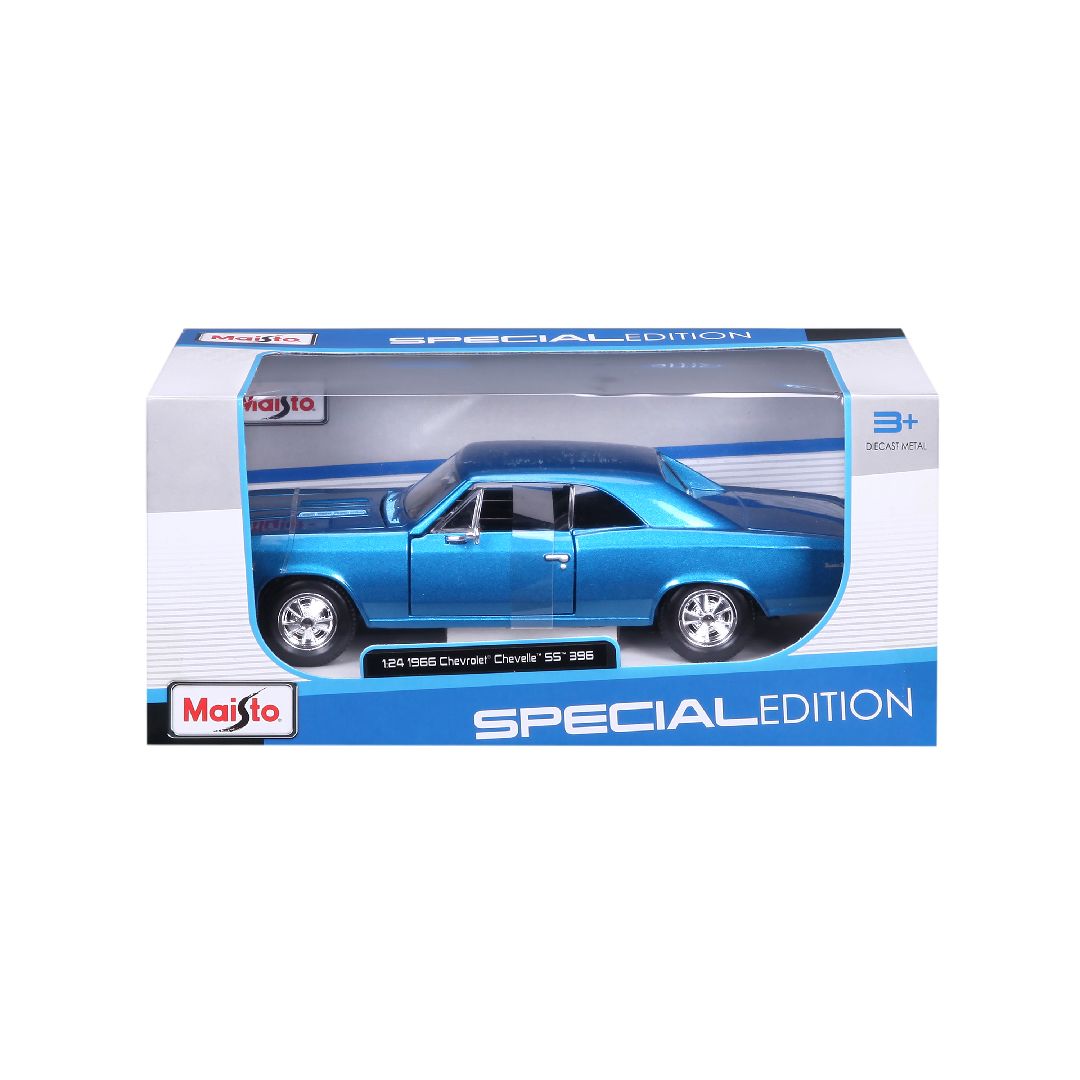 Maisto 1/24 SE 1966 Chevrolet Chevelle SS 396 (Metallic Blue)