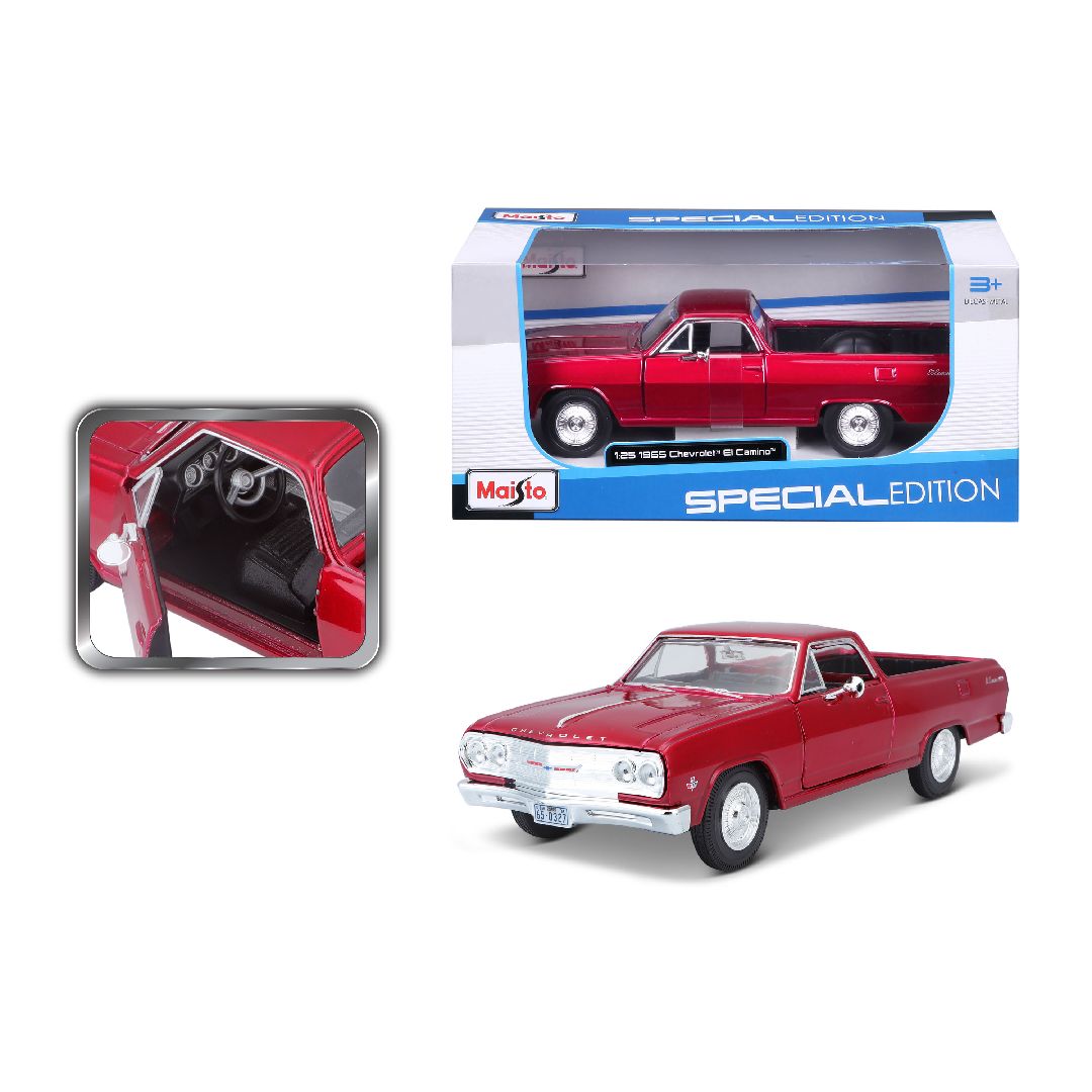 Maisto 1/25 SE 1965 Chevrolet El Camino (Metallic Red)