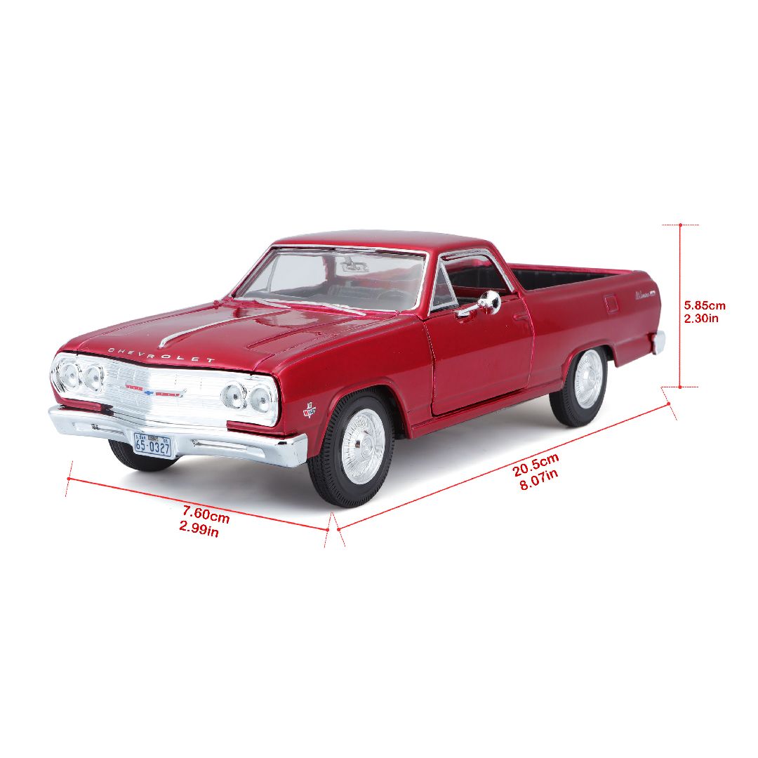 Maisto 1/25 SE 1965 Chevrolet El Camino (Metallic Red)