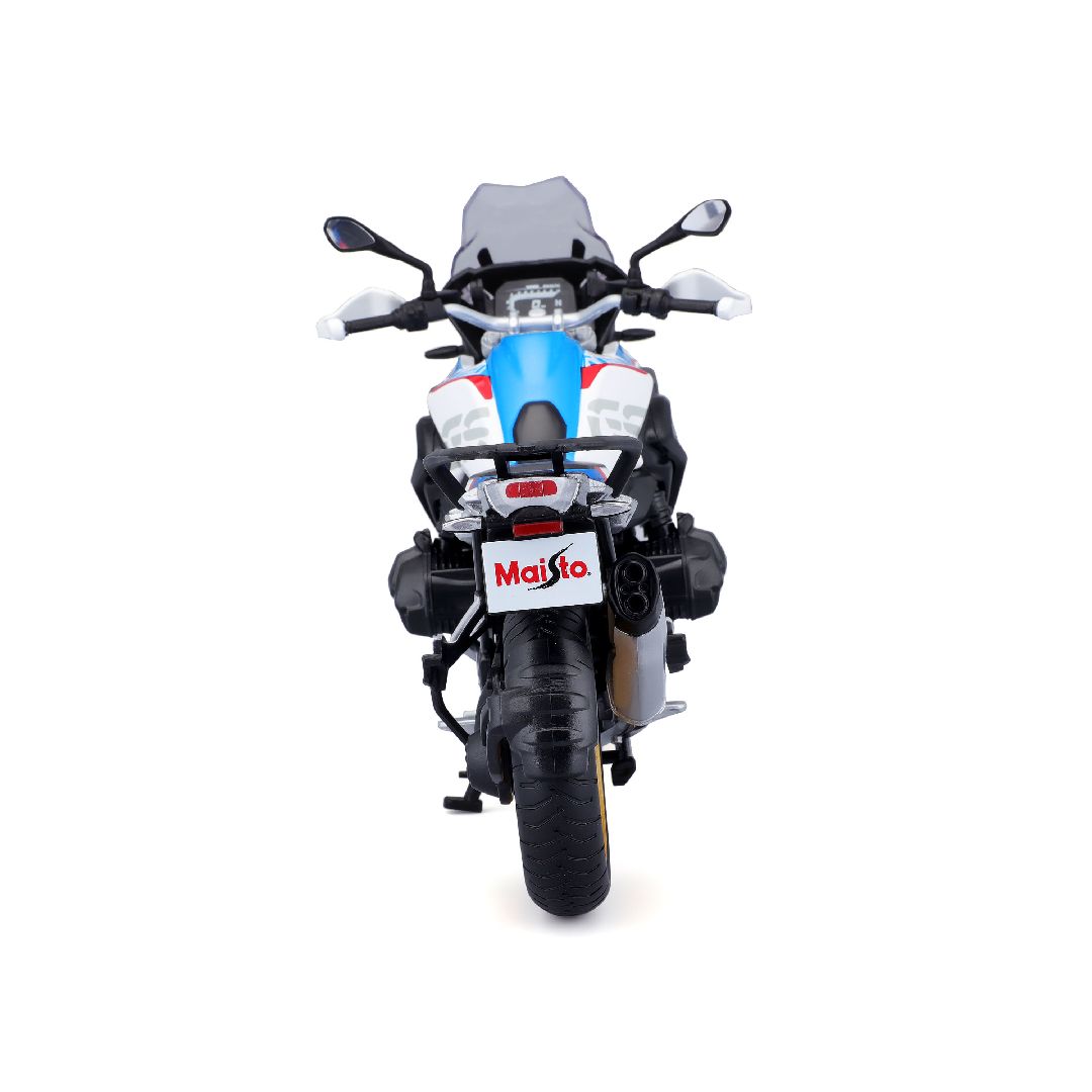 Maisto 1/12 MC SE BMW R1250 GS w/stand - White/Red/Blue