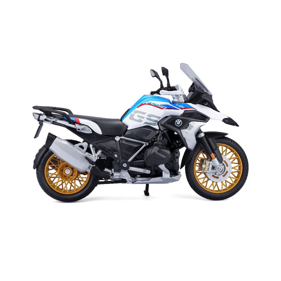 Maisto 1/12 MC SE BMW R1250 GS w/stand - White/Red/Blue