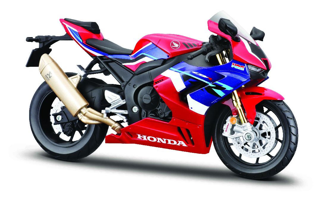 Maisto 1/12 MC SE Honda Fireblade SP w/stand - Red/Blue/White