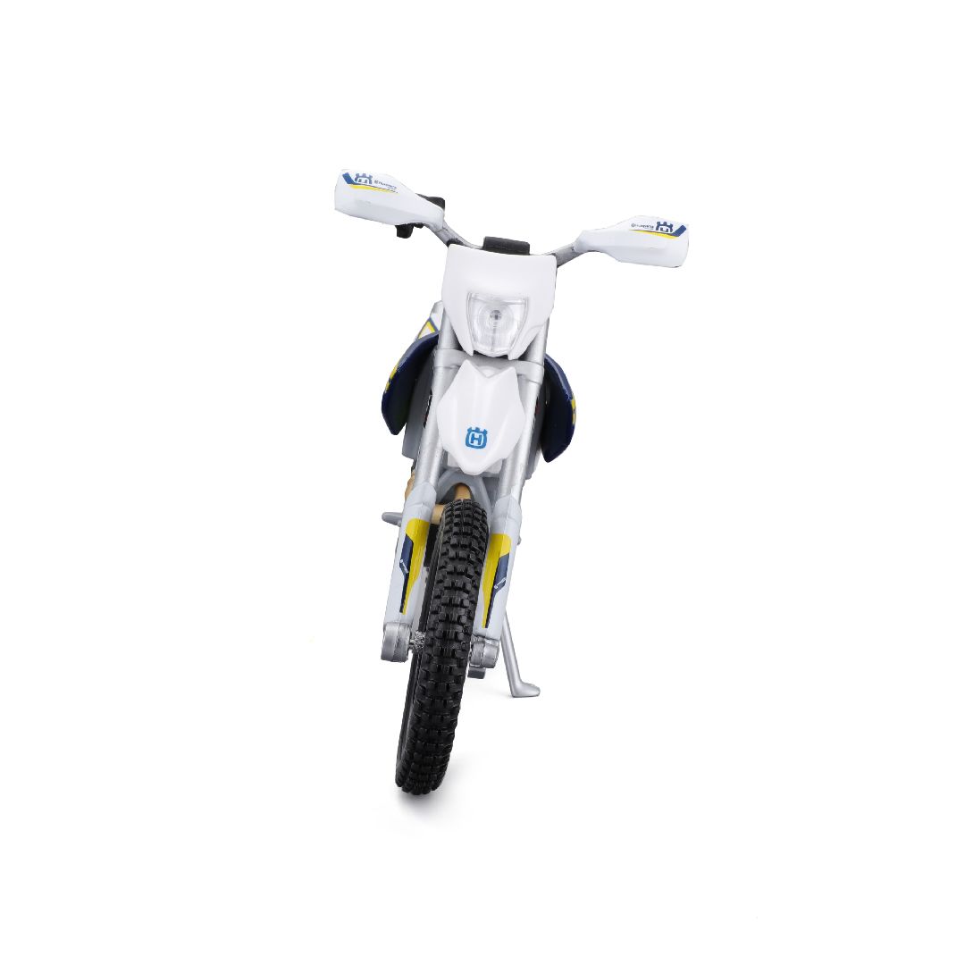 Maisto 1/12 MC SE Husqvarna FE 501 w/stand - Blue/White