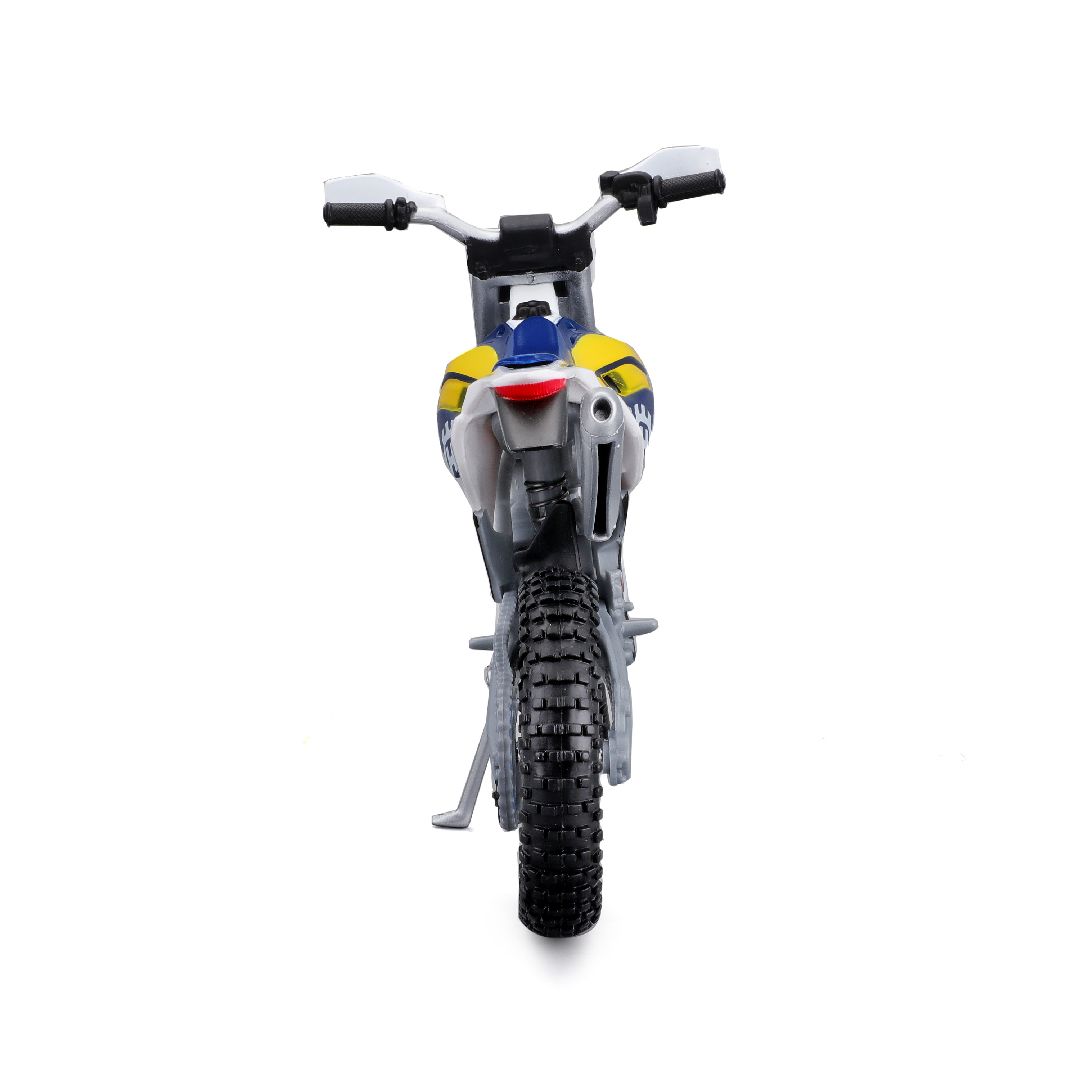 Maisto 1/12 MC SE Husqvarna FE 501 w/stand - Blue/White