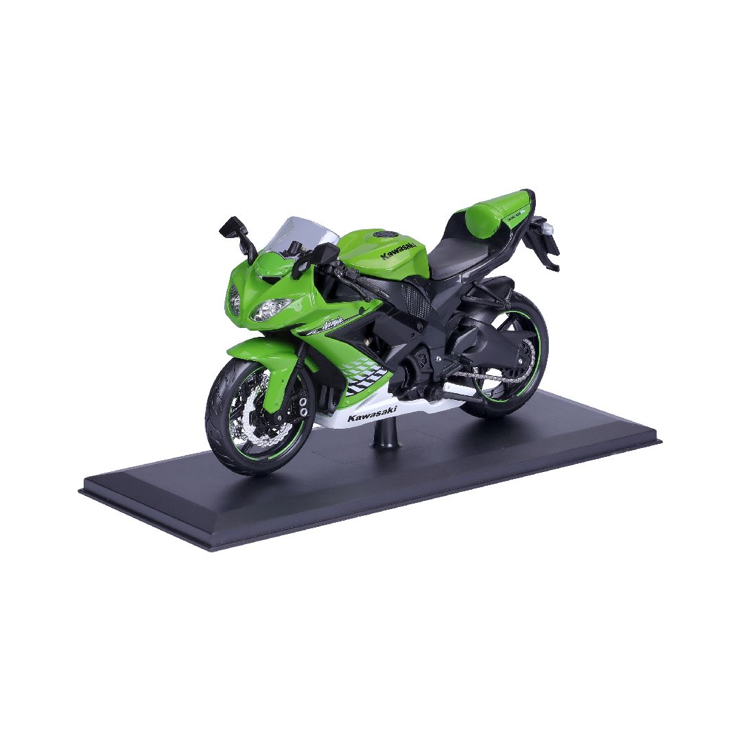 Maisto 1/12 MC SE Kawasaki Ninja ZX-10R w/stand - Green