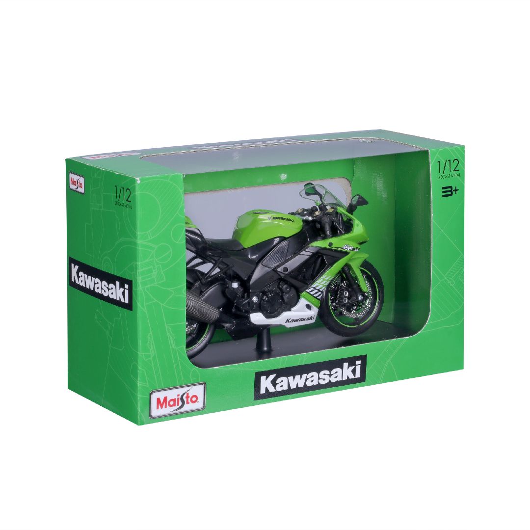Maisto 1/12 MC SE Kawasaki Ninja ZX-10R w/stand - Green