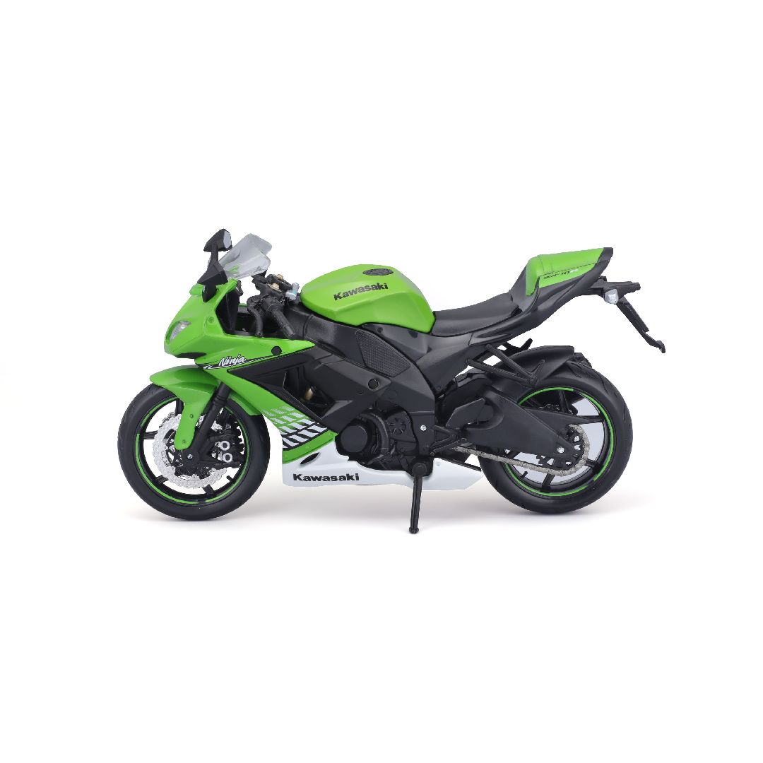 Maisto 1/12 MC SE Kawasaki Ninja ZX-10R w/stand - Green