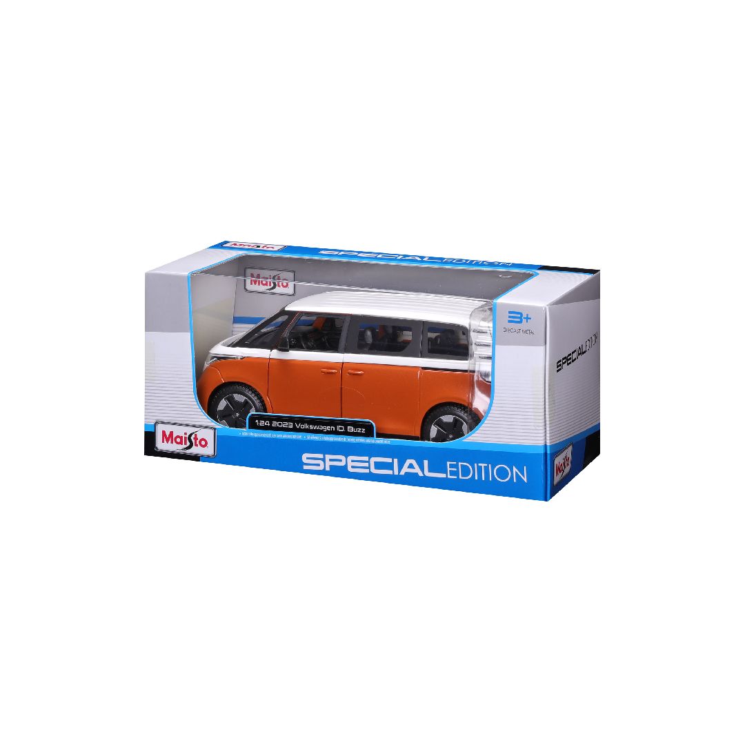 Maisto 1/24 SE VW ID. Buzz - White/ Orange