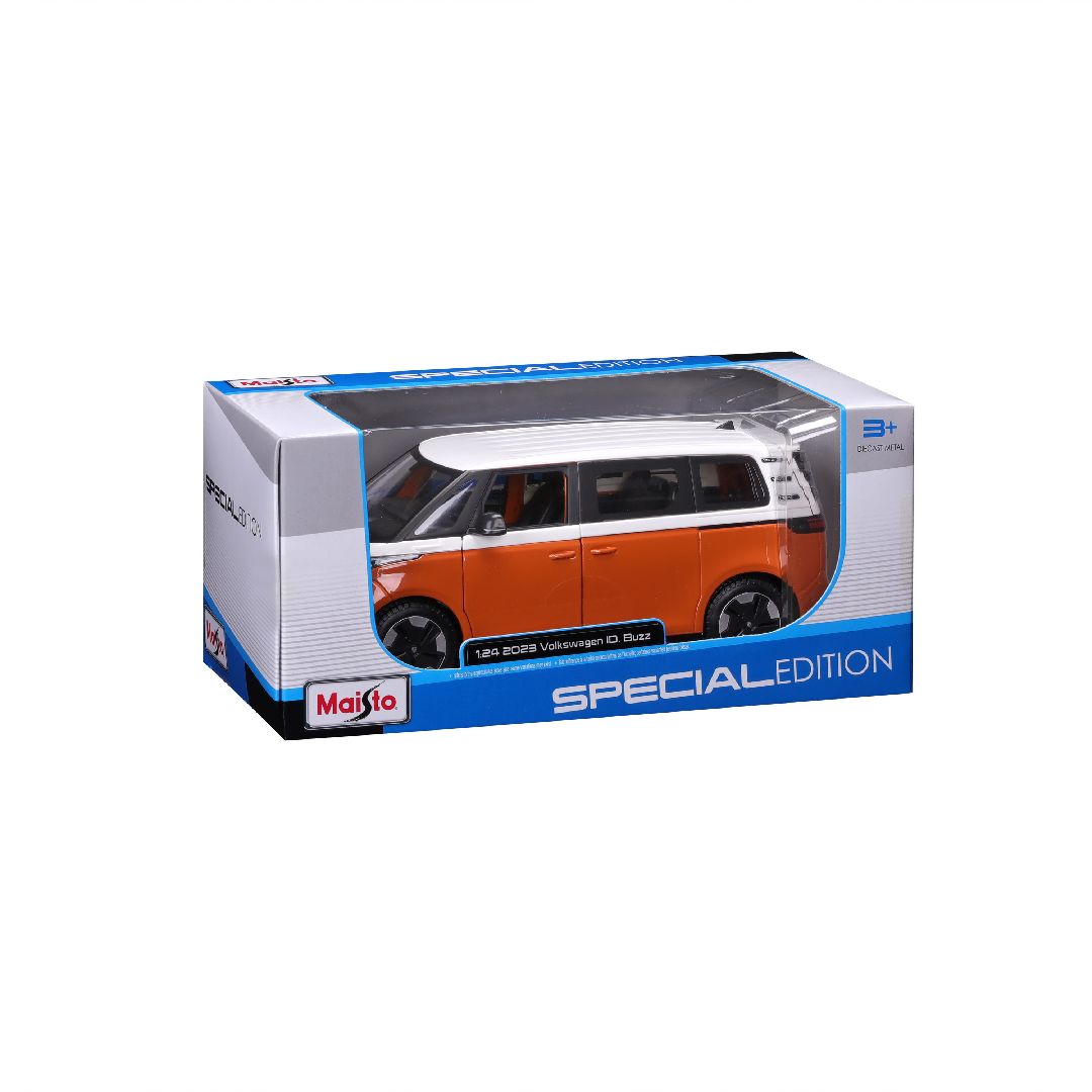 Maisto 1/24 SE VW ID. Buzz - White/ Orange