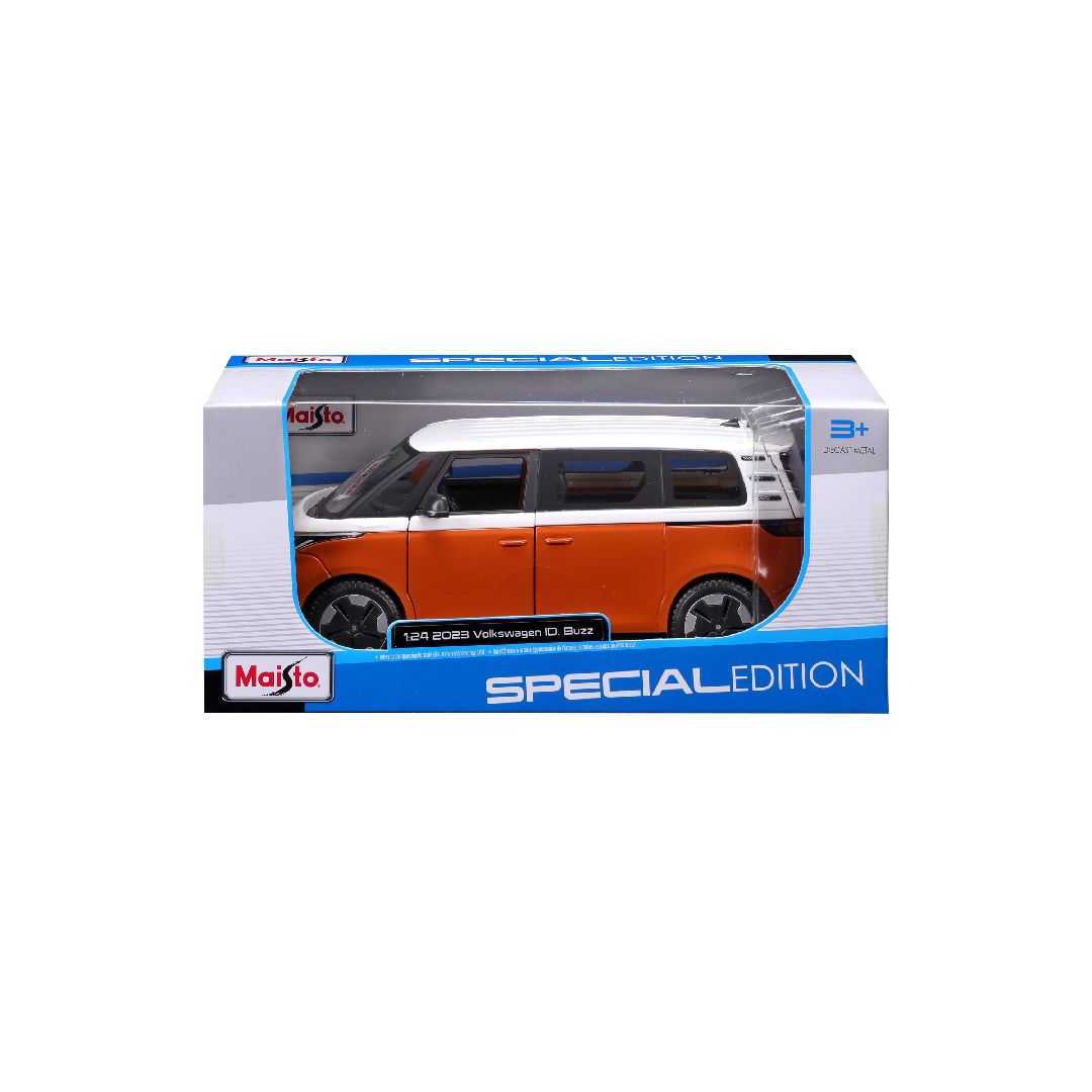 Maisto 1/24 SE VW ID. Buzz - White/ Orange