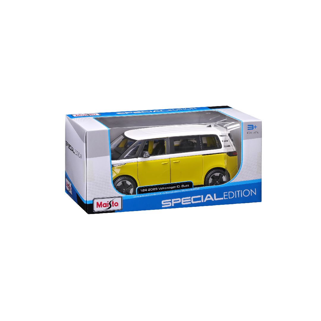 Maisto 1/24 SE VW ID. Buzz (White/ Yellow)