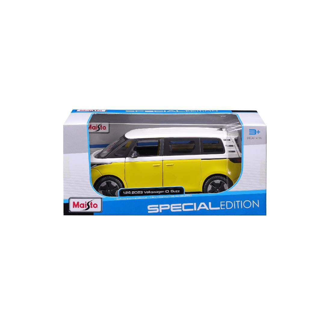 Maisto 1/24 SE VW ID. Buzz (White/ Yellow)