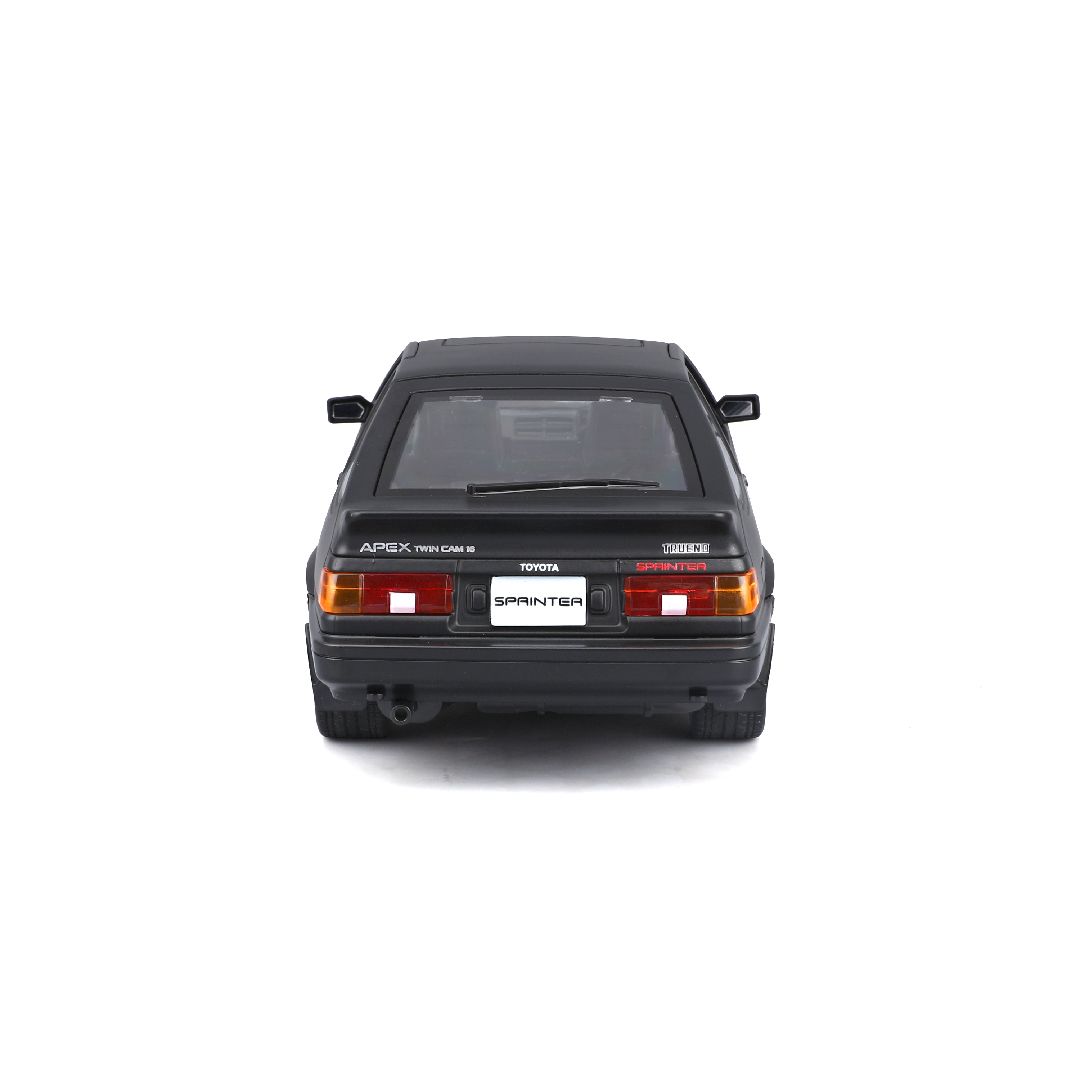 Maisto 1/24 SE Toyota Sprinter Trueno AE86 - Matte Black
