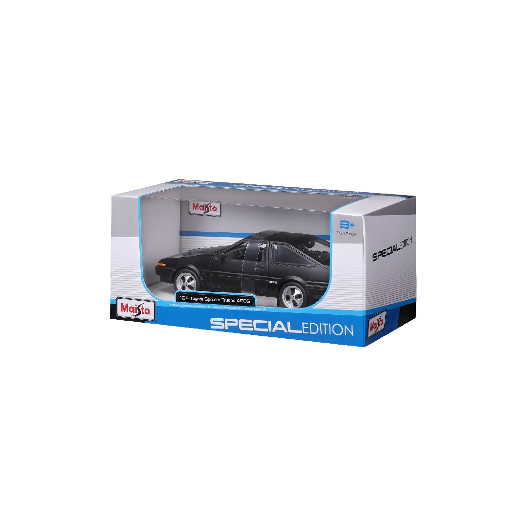 Maisto 1/24 SE Toyota Sprinter Trueno AE86 - Matte Black