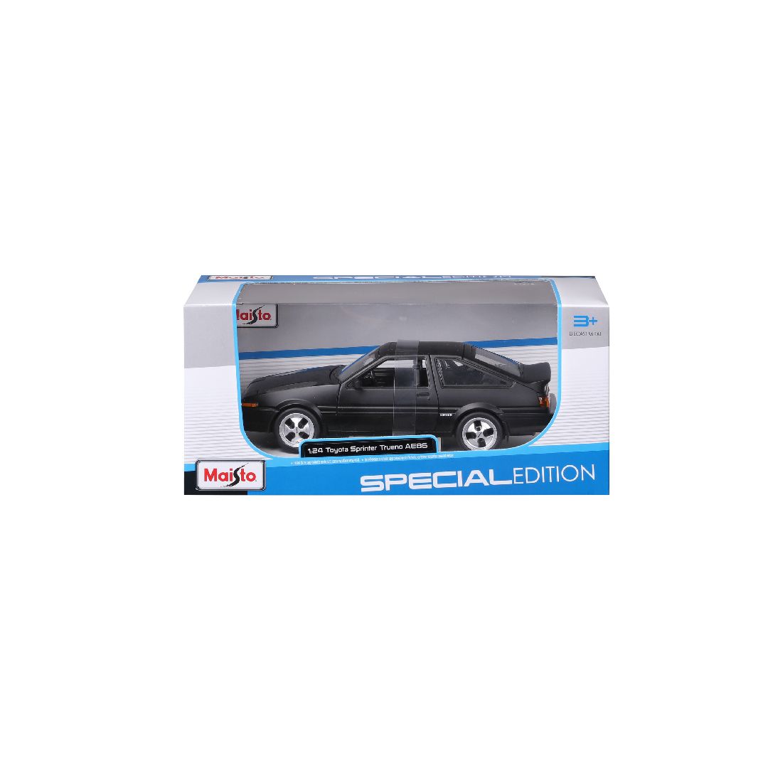 Maisto 1/24 SE Toyota Sprinter Trueno AE86 - Matte Black