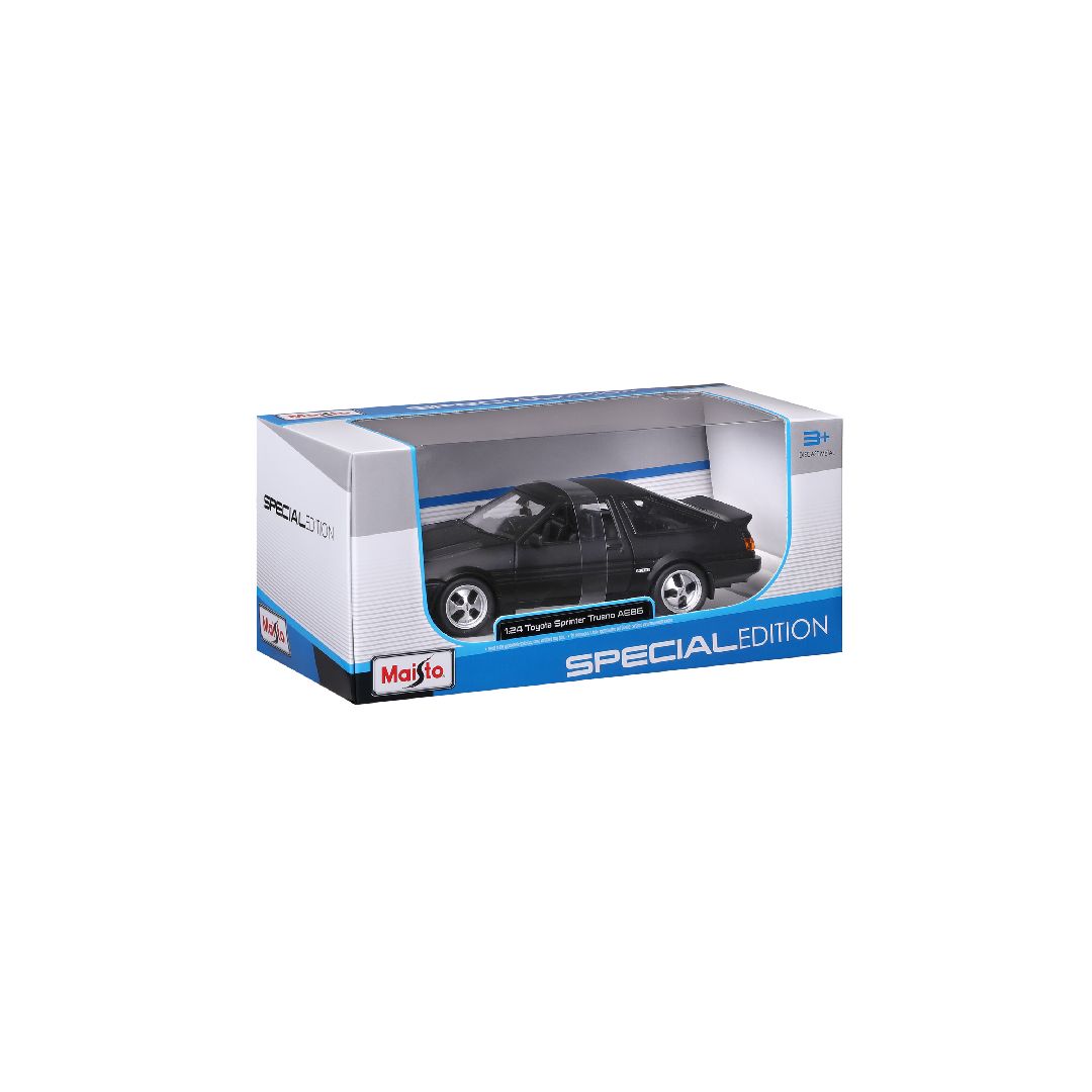 Maisto 1/24 SE Toyota Sprinter Trueno AE86 - Matte Black