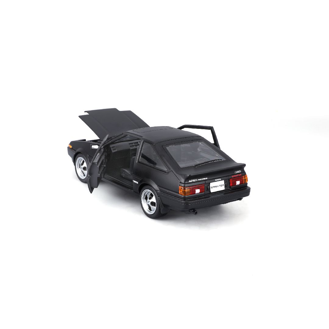 Maisto 1/24 SE Toyota Sprinter Trueno AE86 - Matte Black