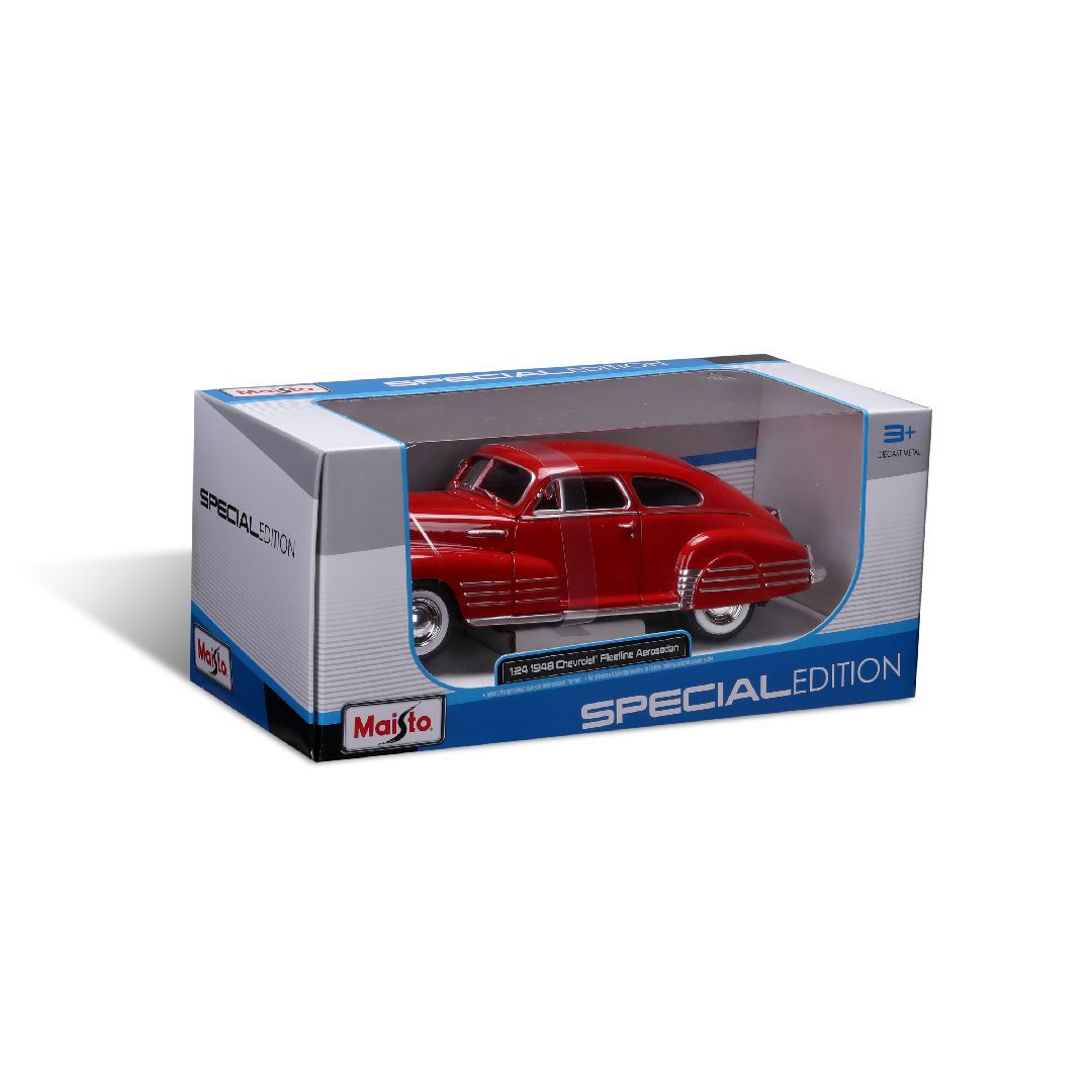 Maisto 1/24 SE 1948 Chevrolet Fleetline Aerosedan - Red