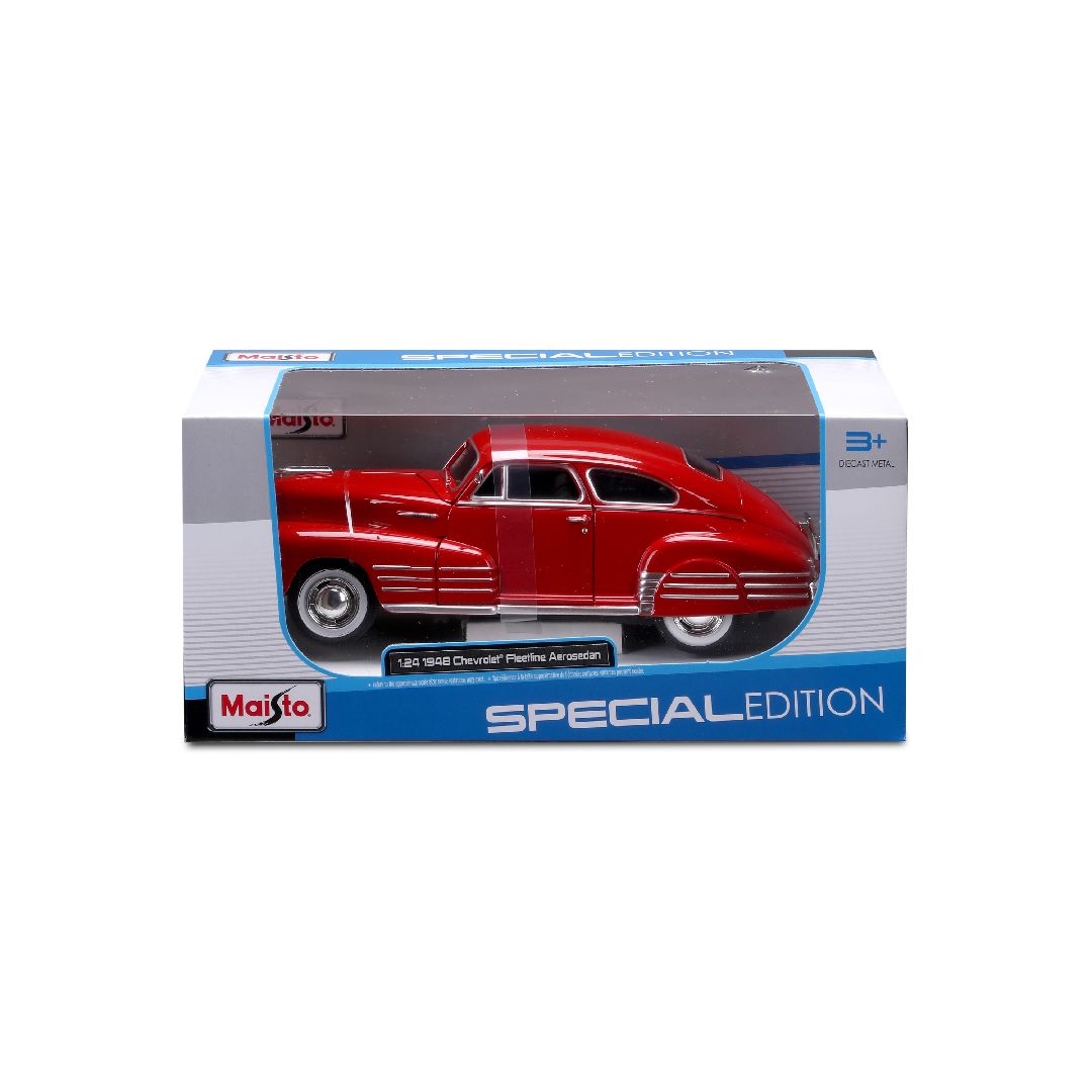 Maisto 1/24 SE 1948 Chevrolet Fleetline Aerosedan - Red