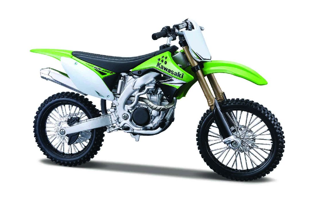 Maisto 1/12 AL Kawasaki KX 450F (Green)