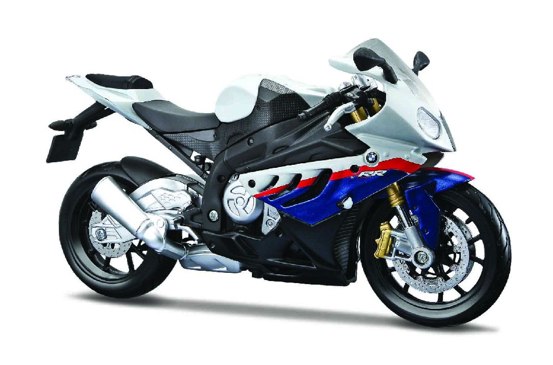 Maisto 1/12 Assembly Line BMW S 1000 RR - White/Blue
