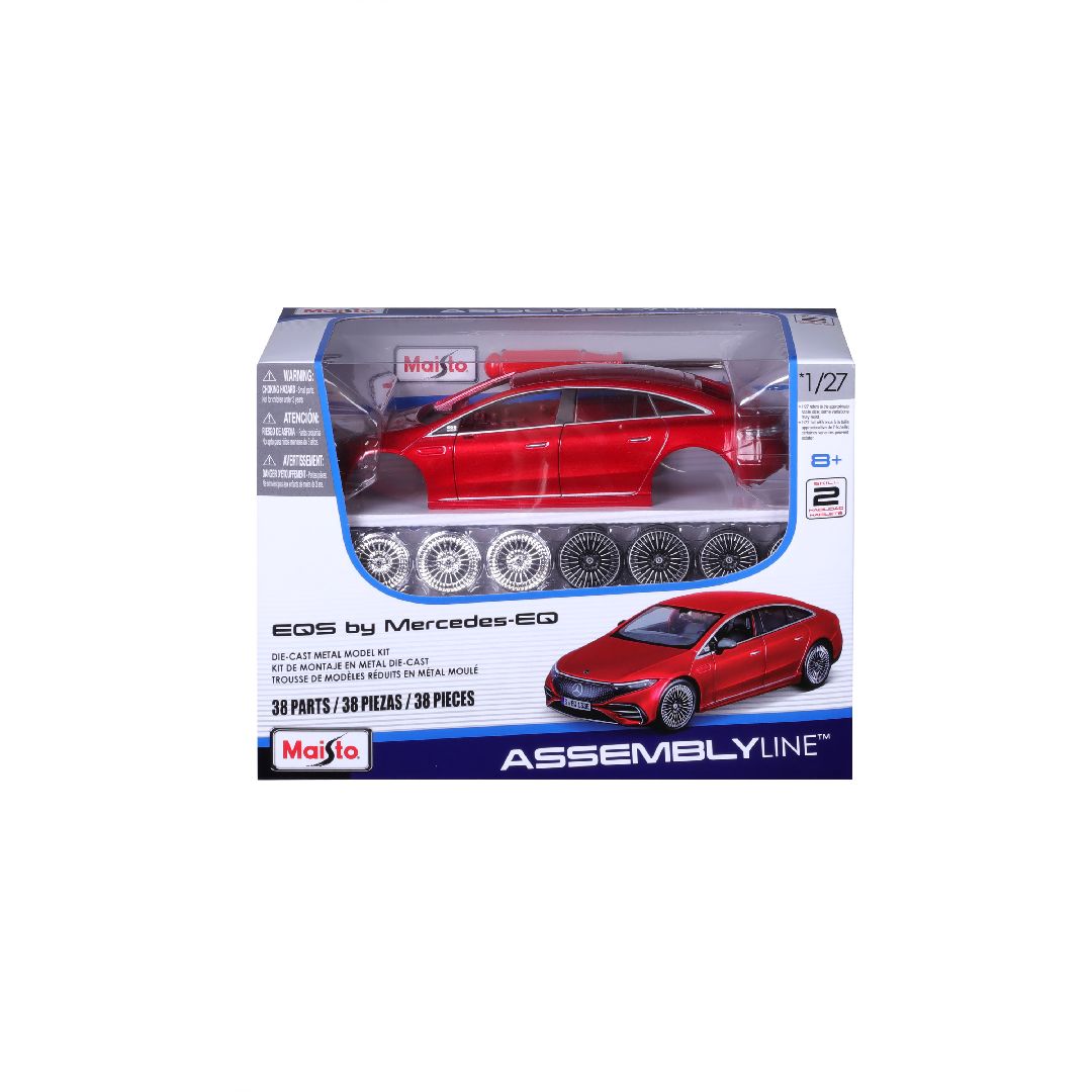 Maisto 1/24 AL 2022 Mercedes-EQ EQS (Met Red)