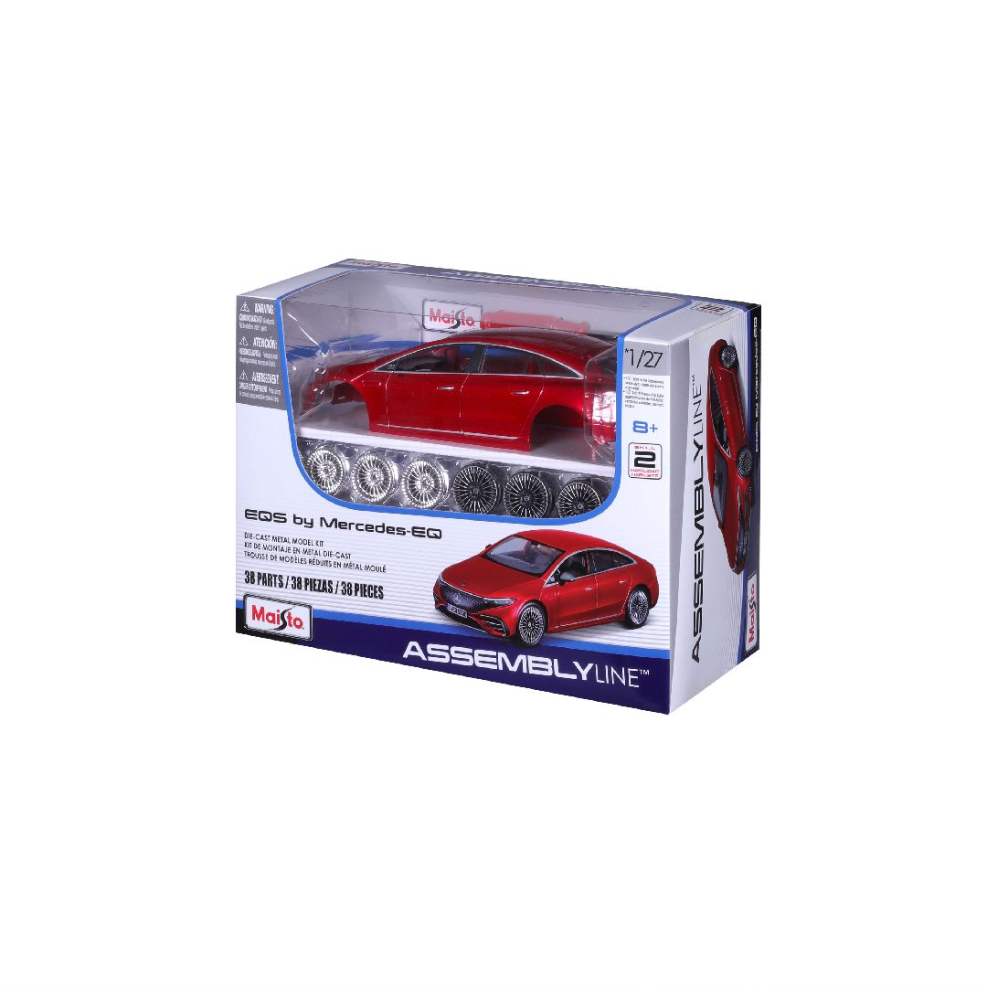 Maisto 1/24 AL 2022 Mercedes-EQ EQS (Met Red)