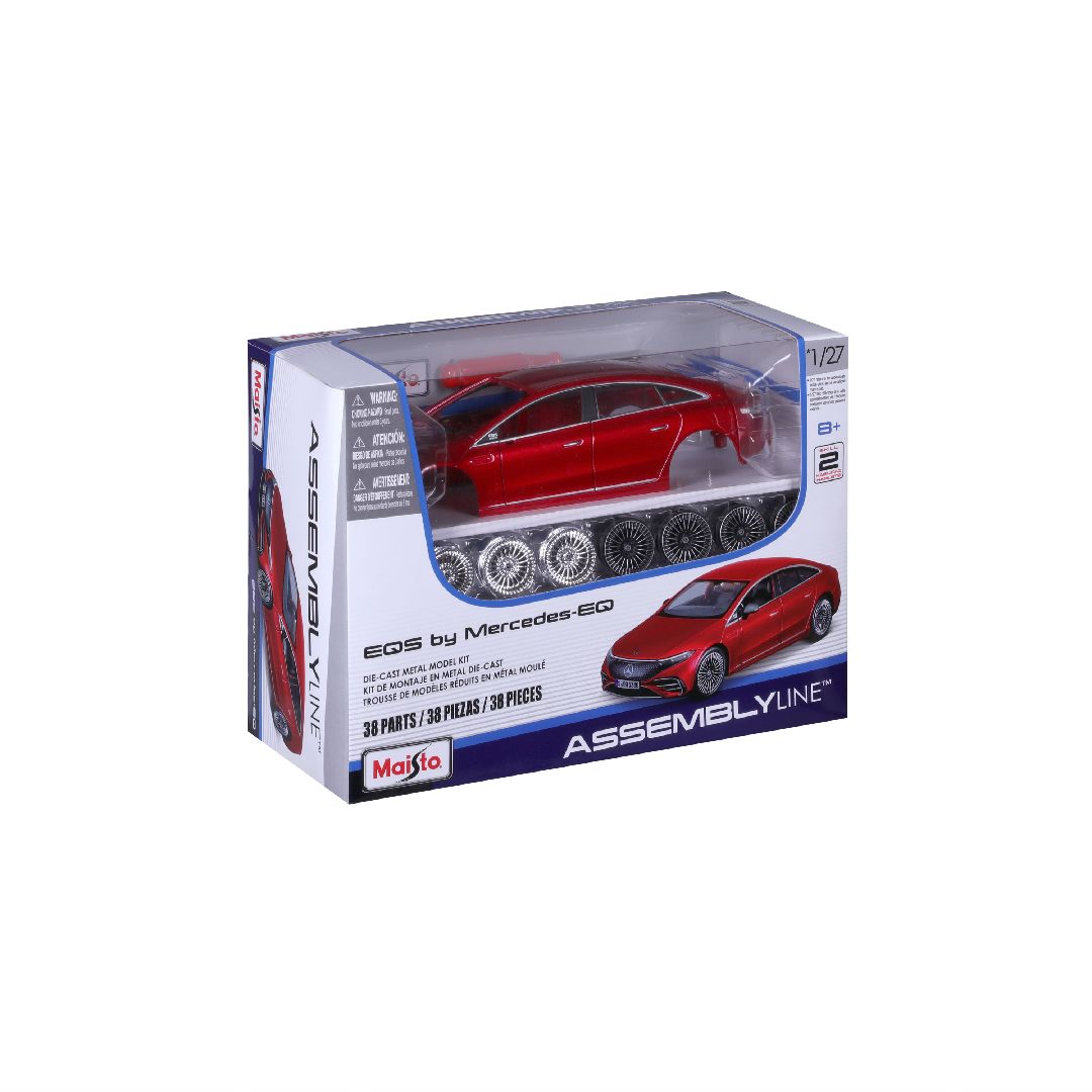 Maisto 1/24 AL 2022 Mercedes-EQ EQS (Met Red)
