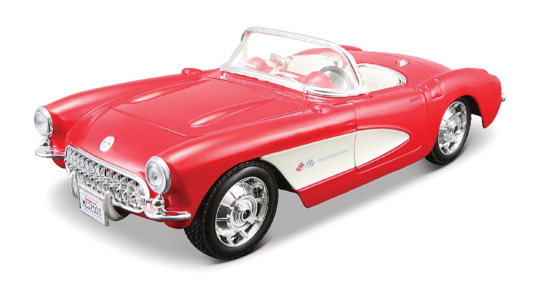 Maisto 1/24 AL 1957 Chevrolet Corvette (Red)